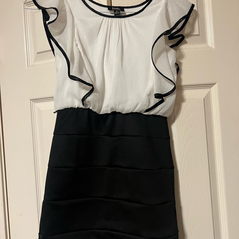 Black and white dress